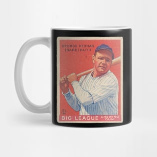 Babe Ruth 1933 Goudey (Red) Baseball Card Mug